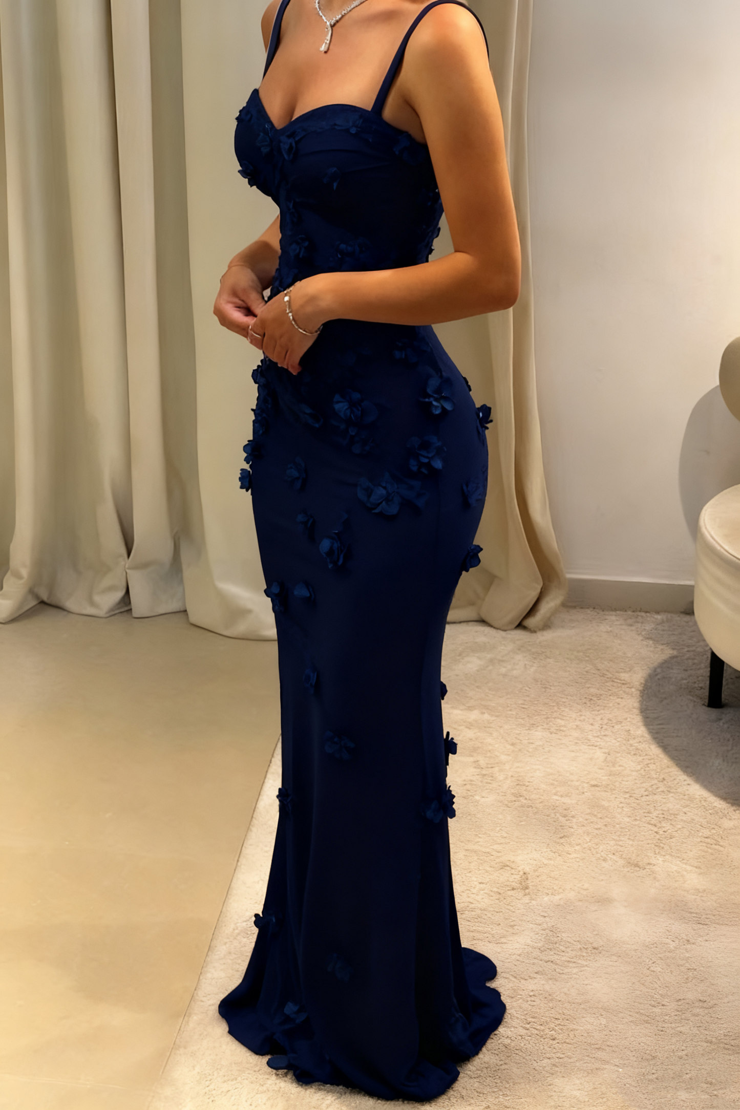 Modest Mermaid Spaghetti Straps Light Sky Blue Long Prom Dresses Party Dress 21st Birthday Outfits Graduation Dress B626