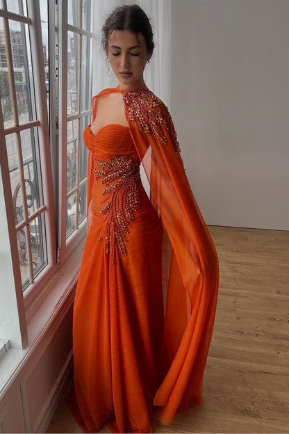 Strapless Sweetheart Sleeveless Long Prom Dress With Pleated Beading