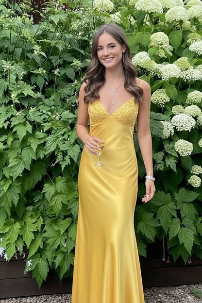 Beaded Green Soft Satin Sheath Long Prom Dress
