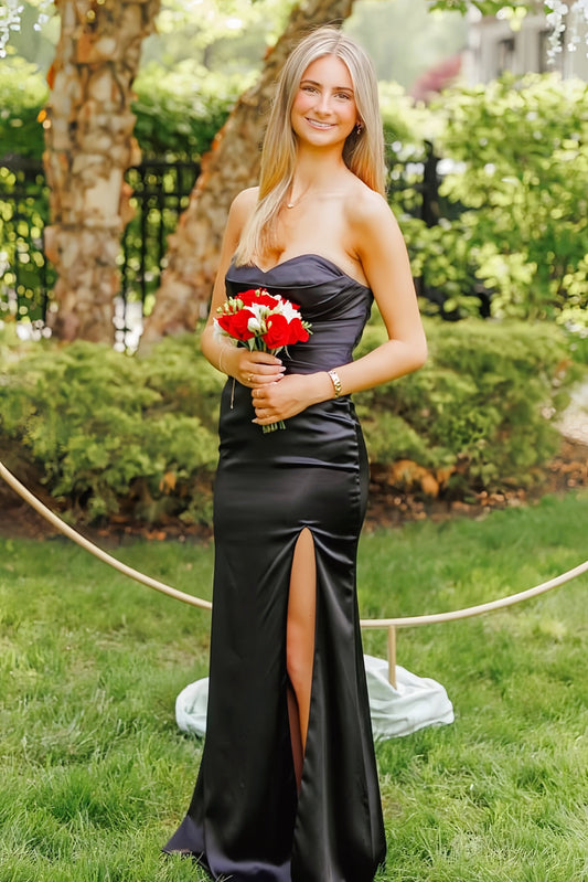 Black Sweetheart Mermaid Prom Dress