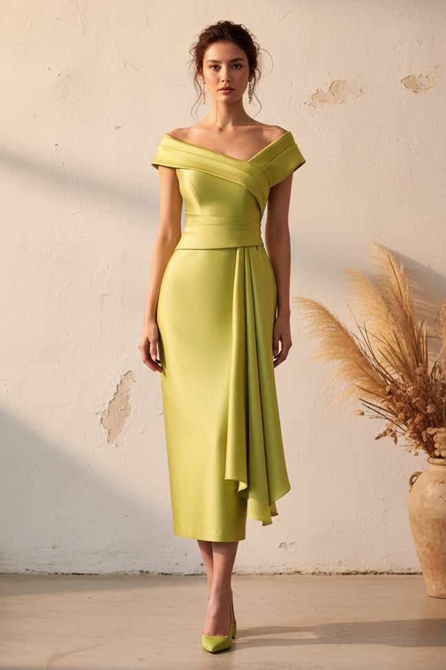 Sleeveless Mermaid Ruffles Ankle-Length Evening Dress