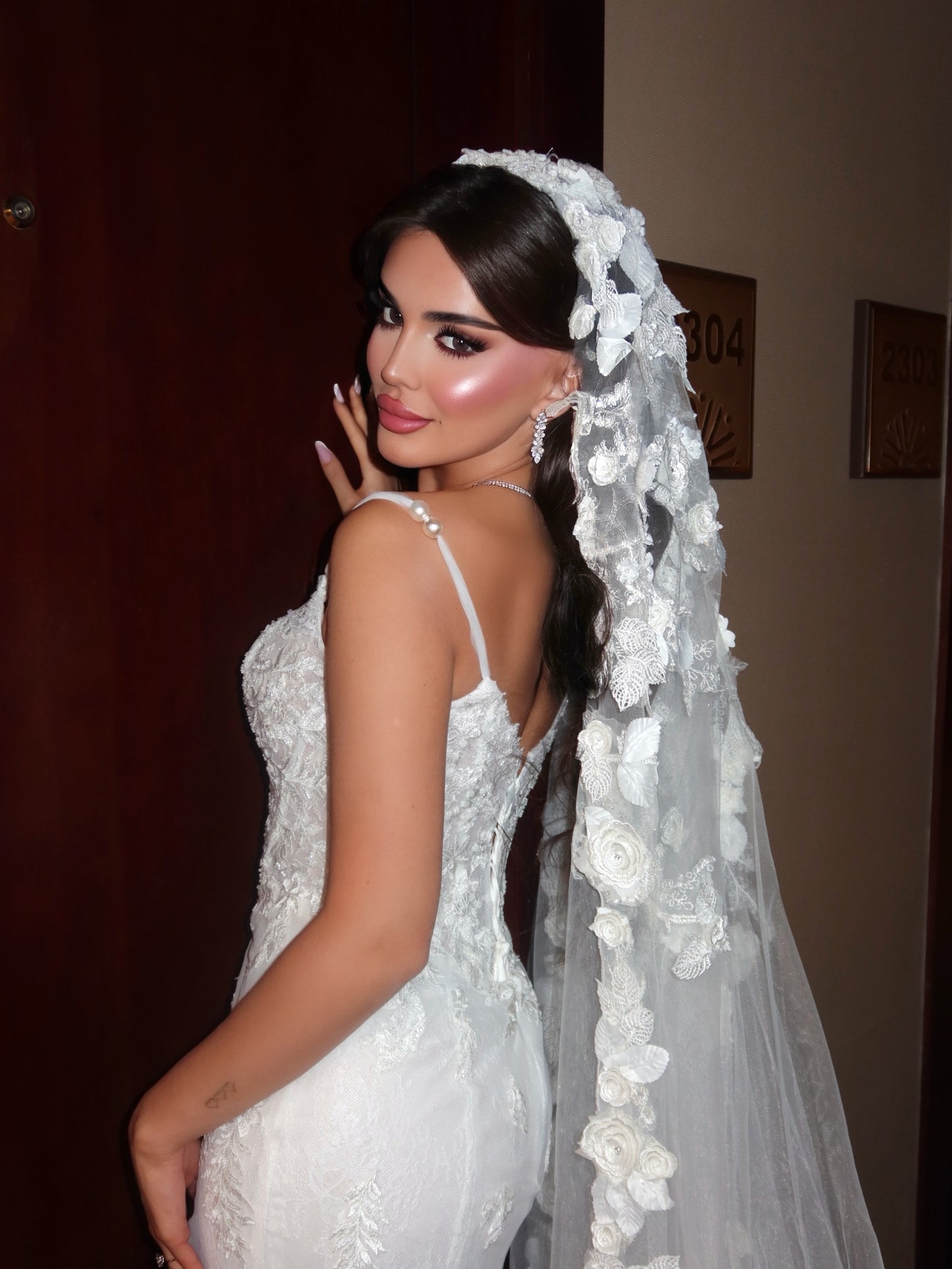 Sweetheart Corset Lace Mermaid Wedding Dress