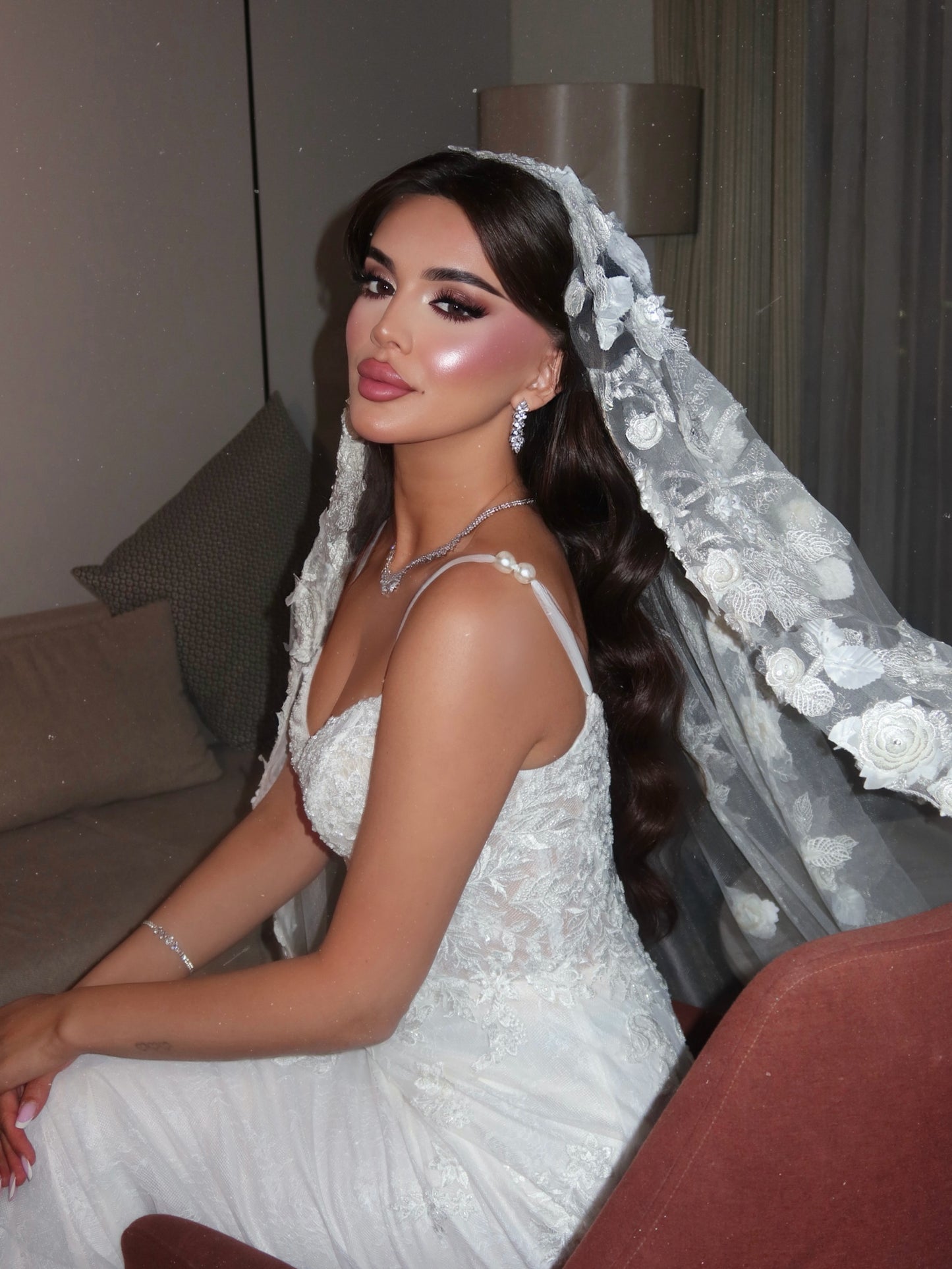 Sweetheart Corset Lace Mermaid Wedding Dress
