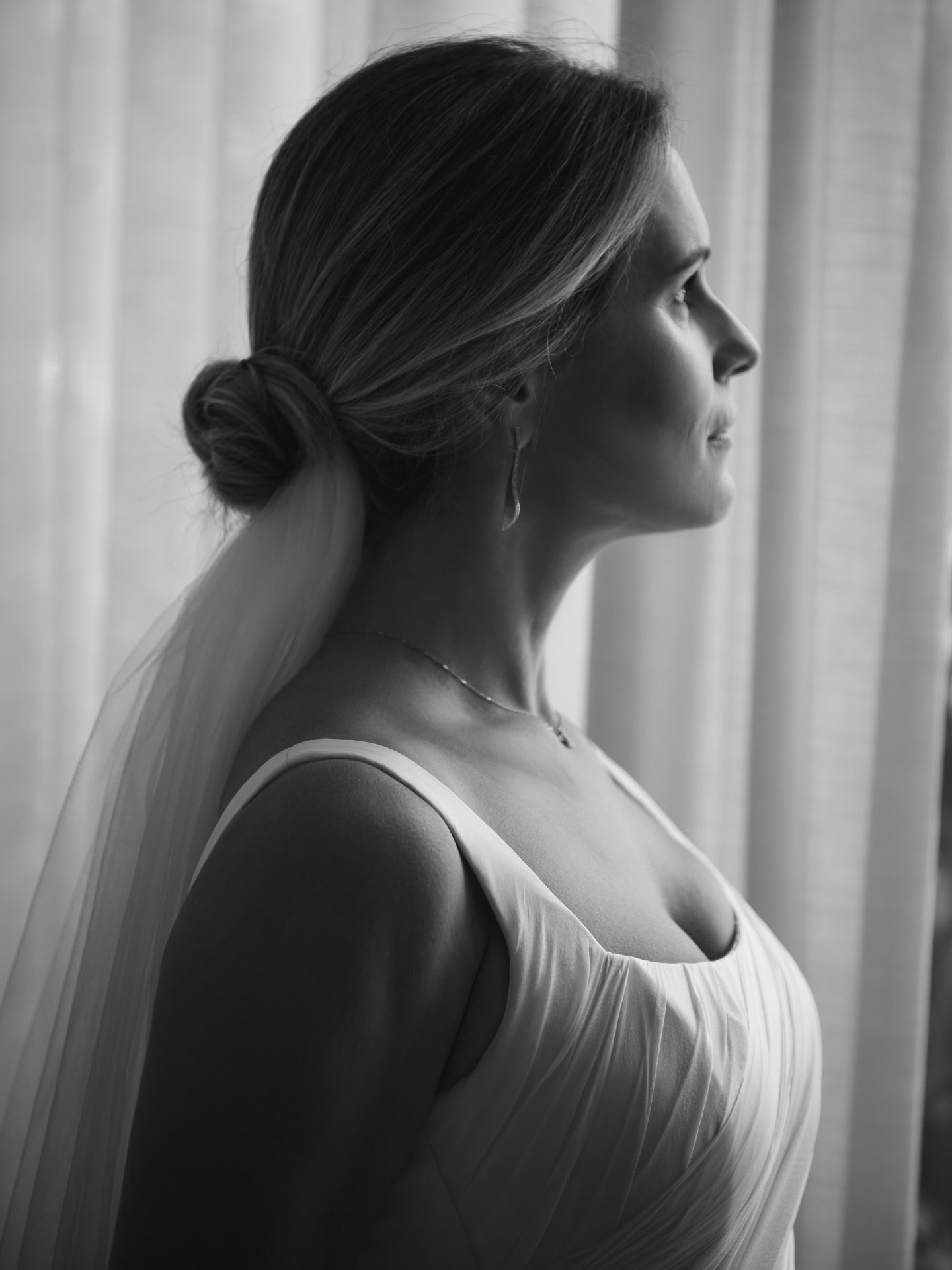 Minimalist Square Neck A-Line Wedding Dress