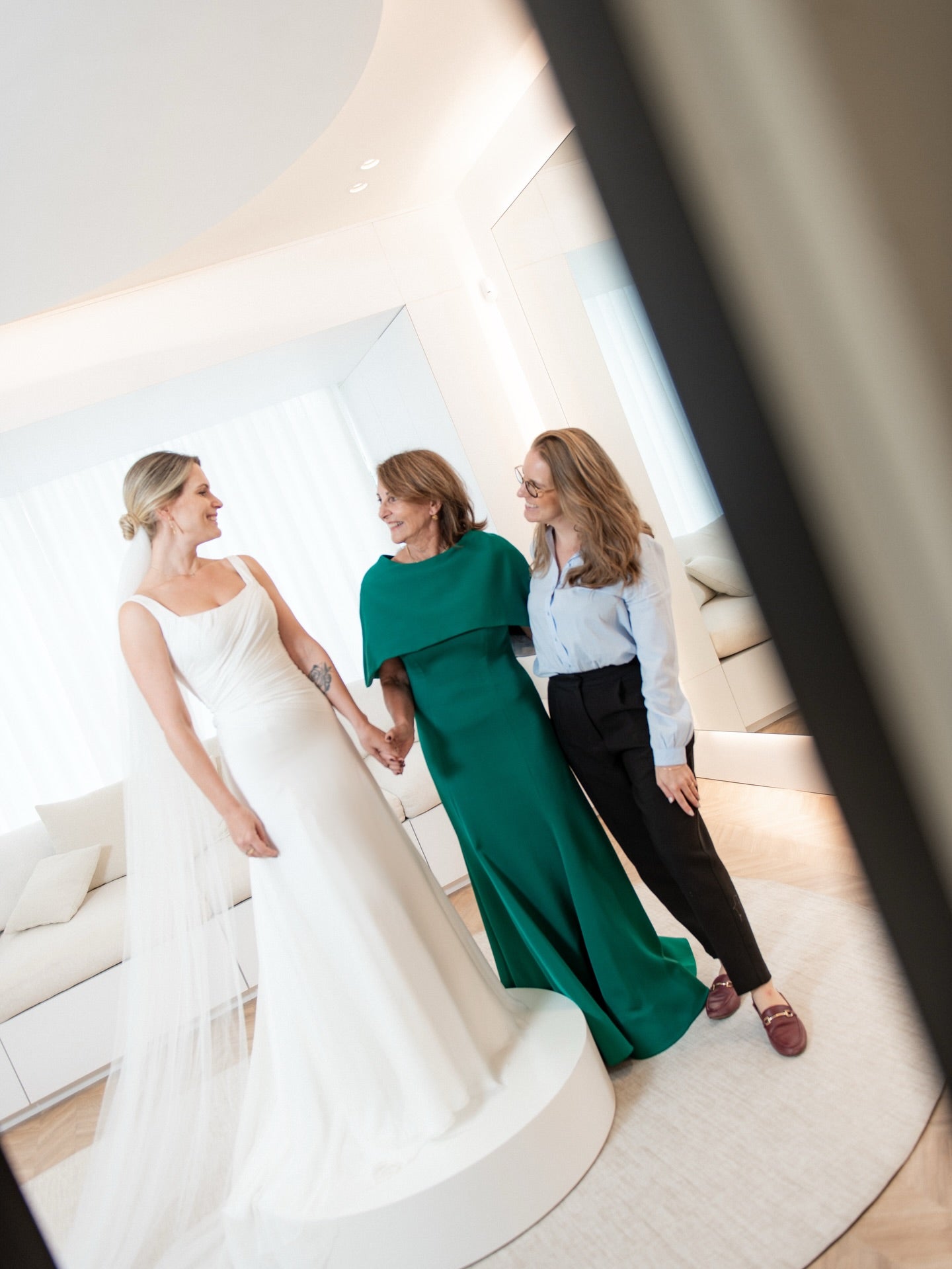 Minimalist Square Neck A-Line Wedding Dress