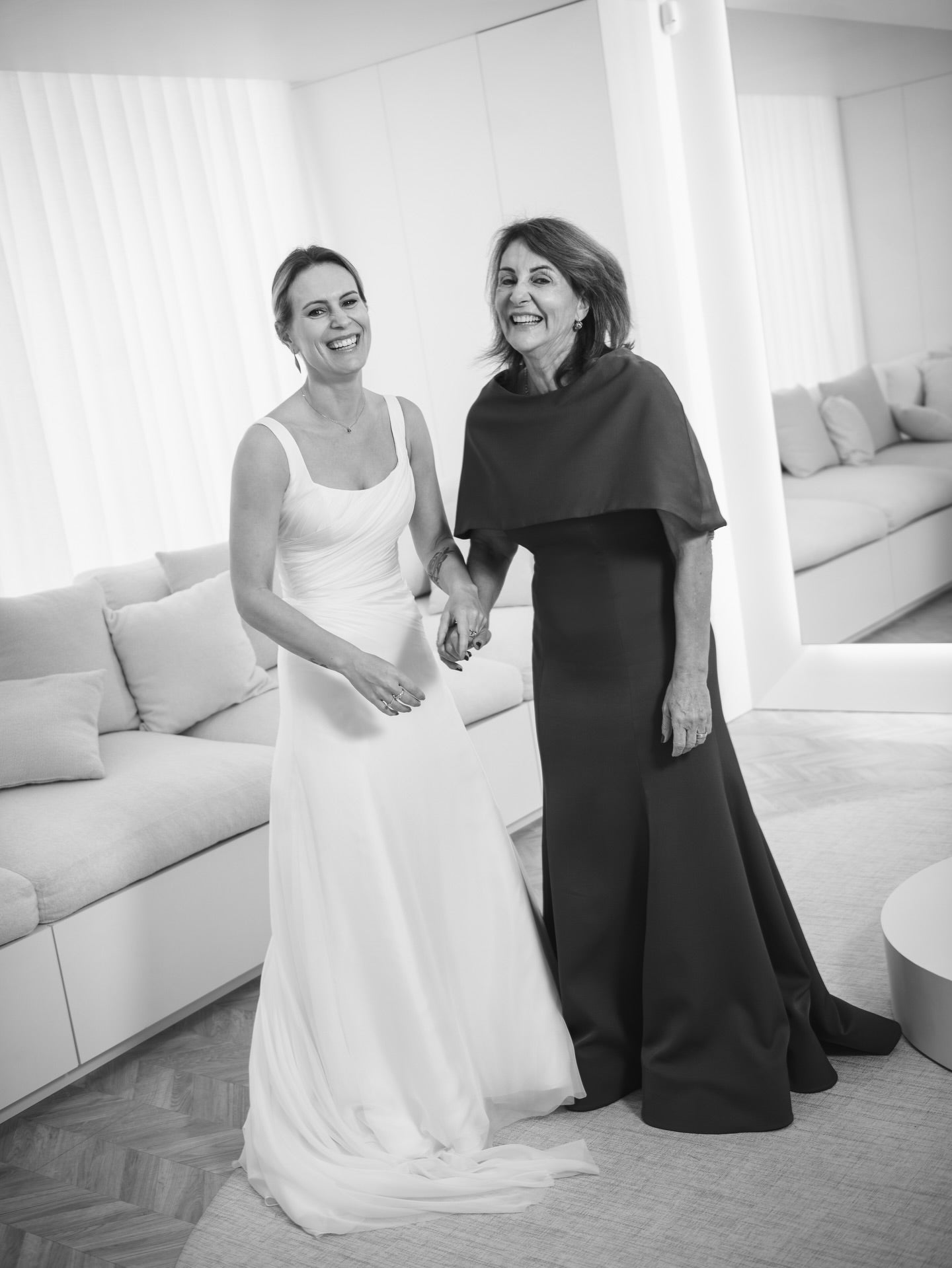 Minimalist Square Neck A-Line Wedding Dress