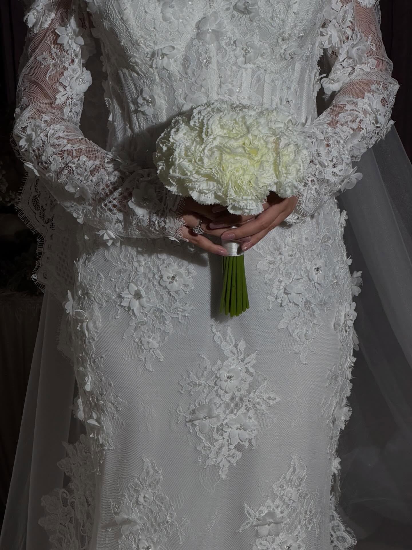 High Neck Lace Mermaid Wedding Dress with Corset