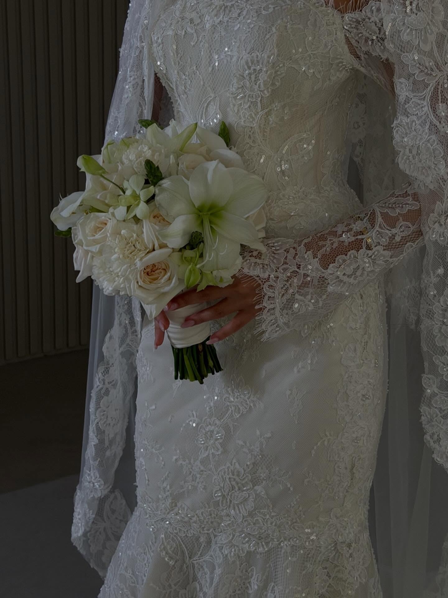 Off-the-Shoulder Lace Mermaid Wedding Dress