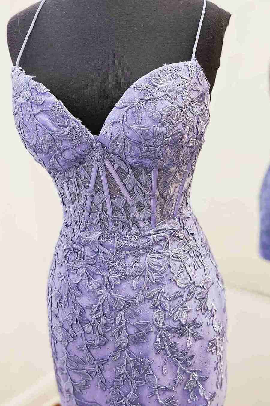Lace Corset Bodycon Mini Dress
