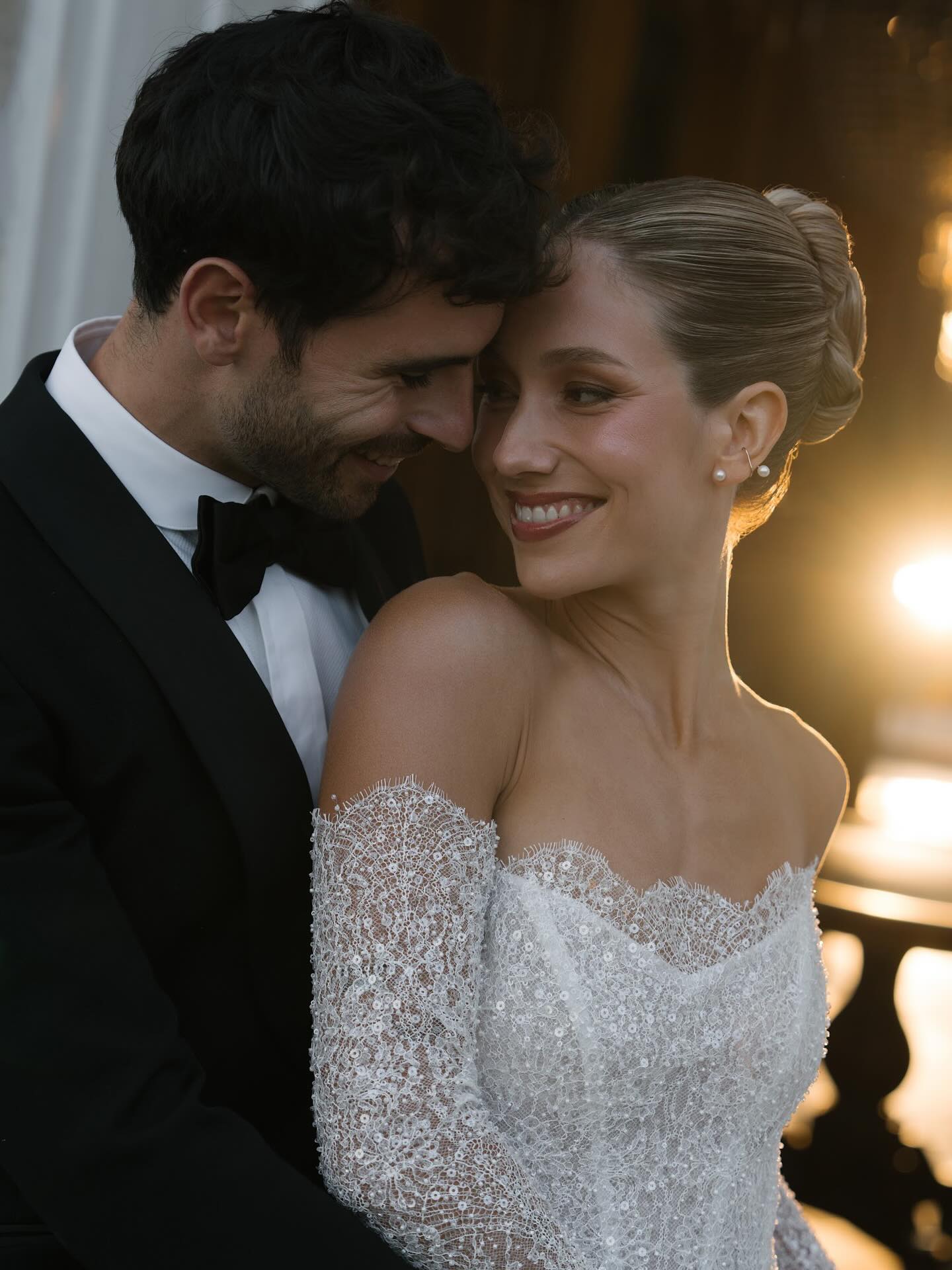 Lace Corset Mini Wedding Dress with Cape Sleeves