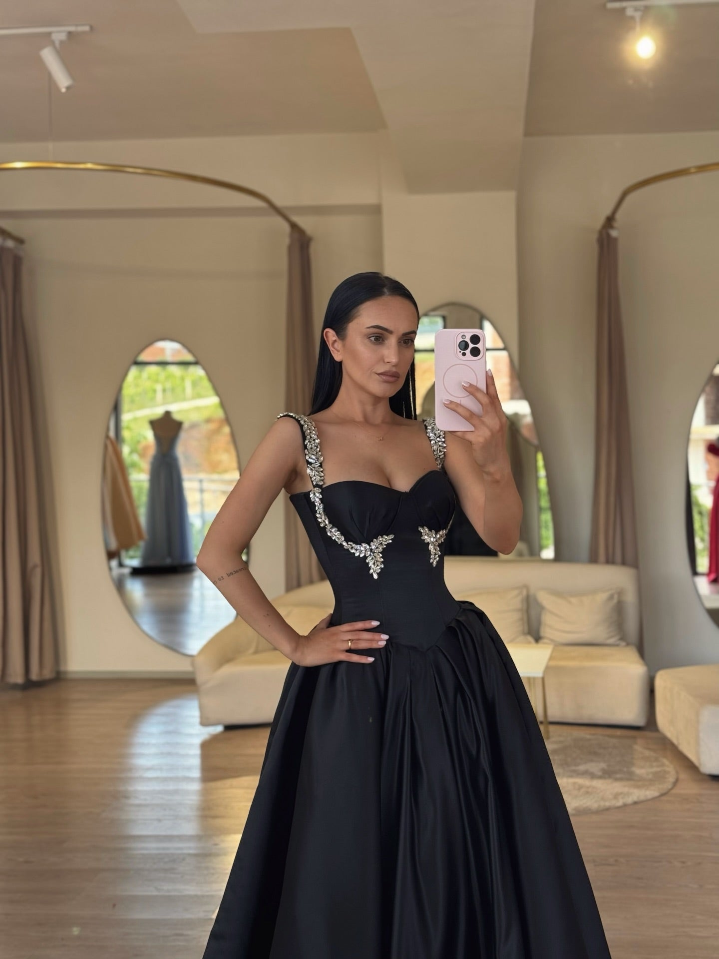 Sweetheart Corset Satin Ball Gown