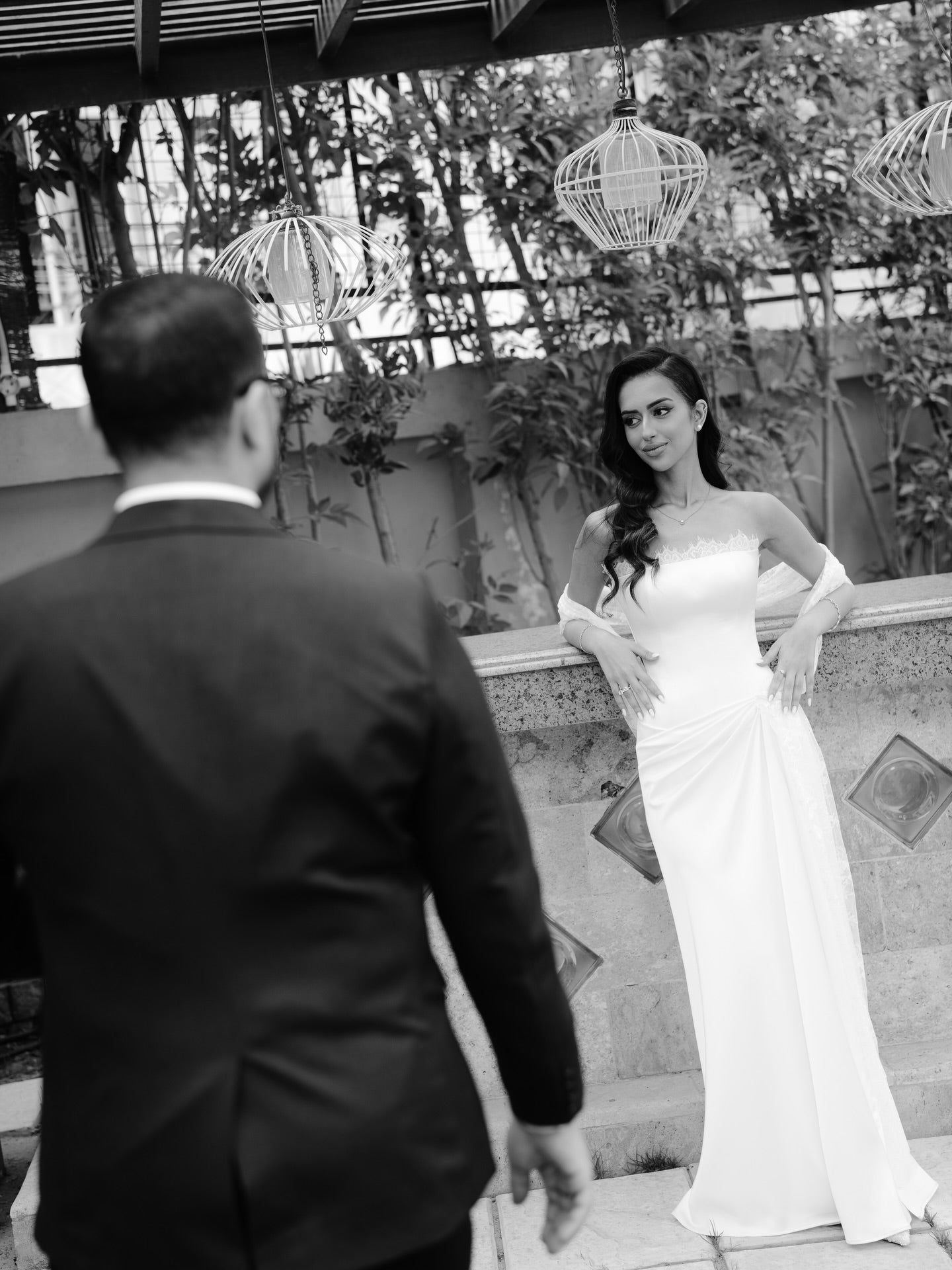 Lace Strapless Sleeveless Mermaid Wedding Dress