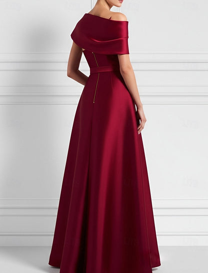 Elegant Sleeveless A-Line Floor-Length Formal Evening Dress